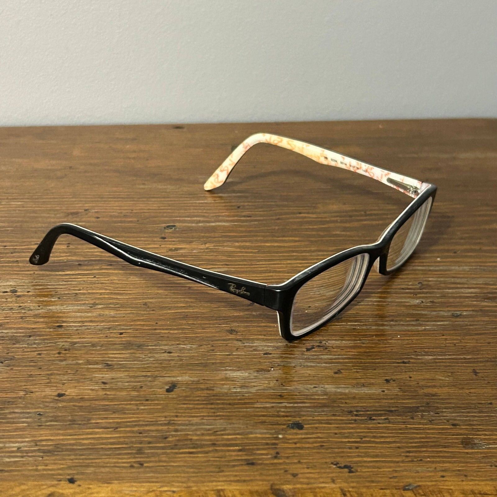 RayBan Rb 5234 5014 Eyeglasses Black Rectangular Frame Only 5116 140